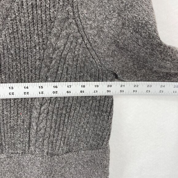 Lane Bryant Sweater Dress Women's‎ 22/24 Gray Stretch Knit Maxi Long Sleeve NWT - Picture 7 of 11